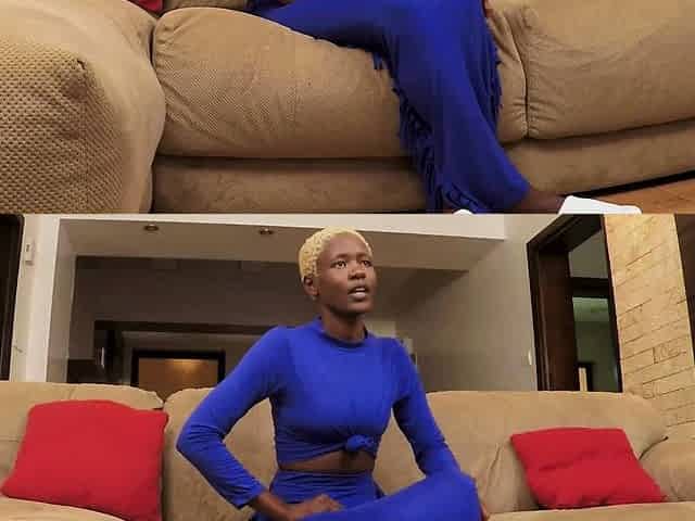 HAIRY PUSSY BLACK BABE forget her cuck BF