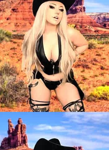 Two big tit blonde babes fucking a big