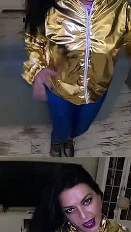 Shiny Cameltoe Tease, Hard Spanking, Deep Blowjobs & Rough Doggy with Double Cumshot 302