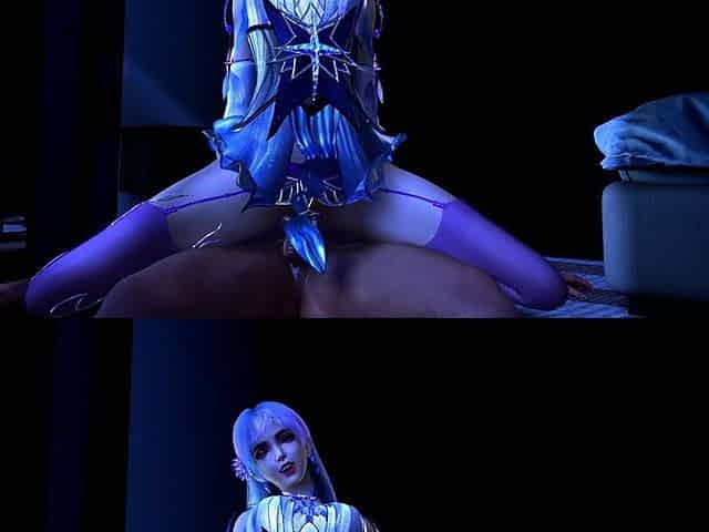 3D Cute Cosplay Model Wearing Hot Lingerie Got Fucked so Hard