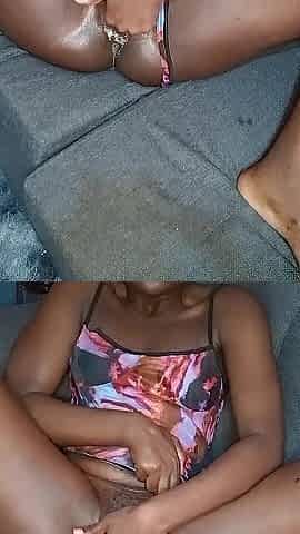 Black banged myself untill I creampie with cum and squirt