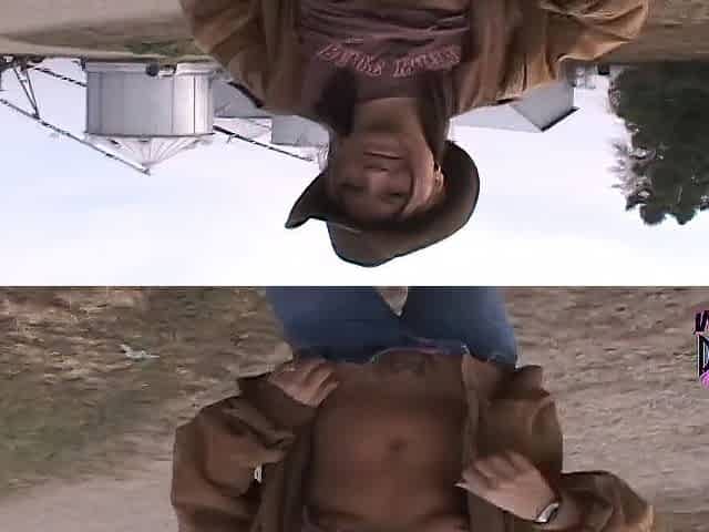 Sexy cowgirl gets undressed in Iowa