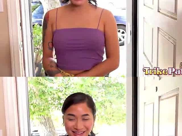 TrikePatrol Oriental Playgirl Avery Ebony Tries Biggest White Weenie