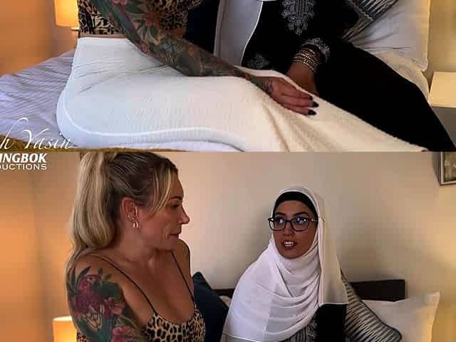 Innocent Muslim girl meets her new neighbour