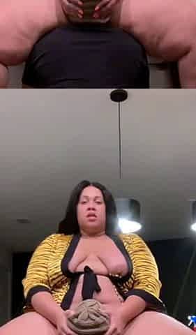 BBW White Chick Big Boobs Cam Play