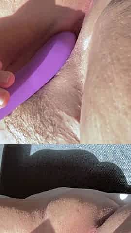 Close up solo beauty toying ass