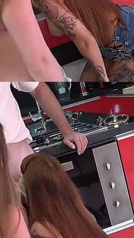 Anal Kitchen Orgy