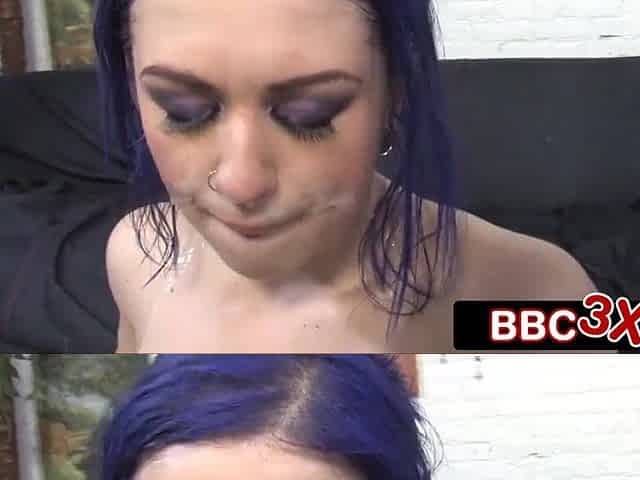 Emo Alt Babe Drowns in Waves of Darksome BBC Enjoyment