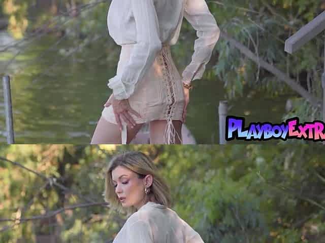 Classy Russian mommy poses nude on a boat