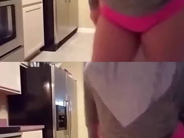 Large hot butt Twerking in pink Pants