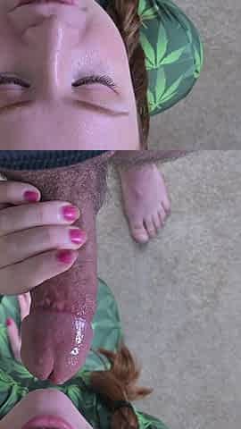 Redhead Yaya Gets Face Fucked
