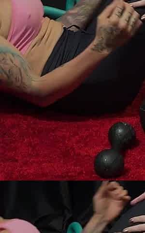 The Redhead Swapped Her Gym Workout for a Session with the Big-titted Bombshell