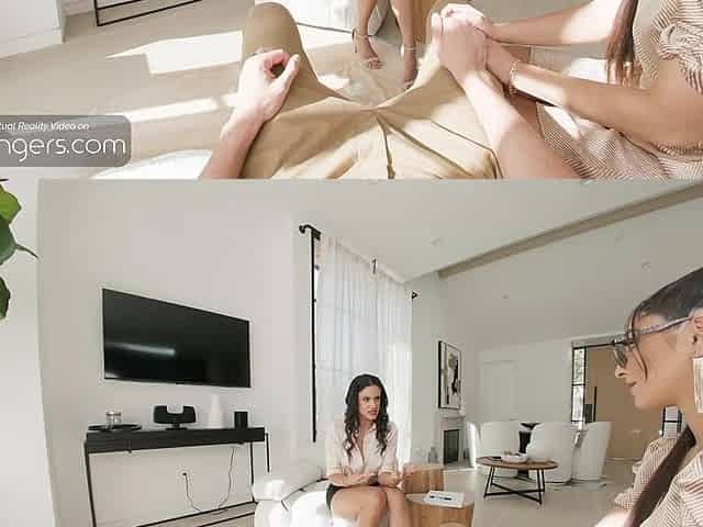 VR Bangers Sexy FFM Teen 3some In HD Porn Pt3