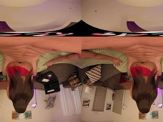 Ebony bombshell hot VR porn