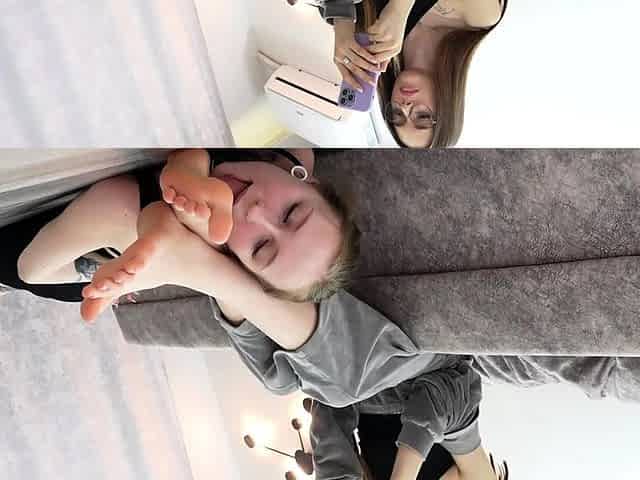 Mix of Foot Fetish clips from Amateur Trampling