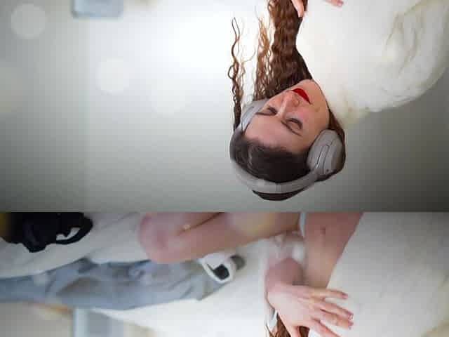 Lingerie Through the Slow Motion Bed