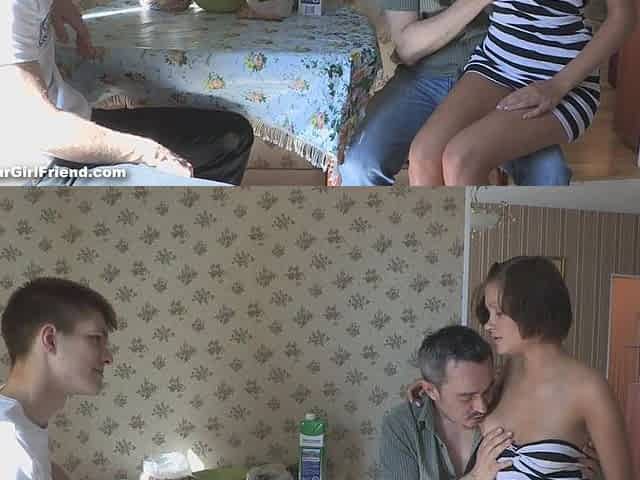 Russian teen Sheyla cuckold porn video