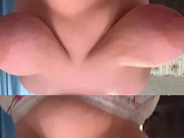 Great Big Boobs On Masturbating Redhead