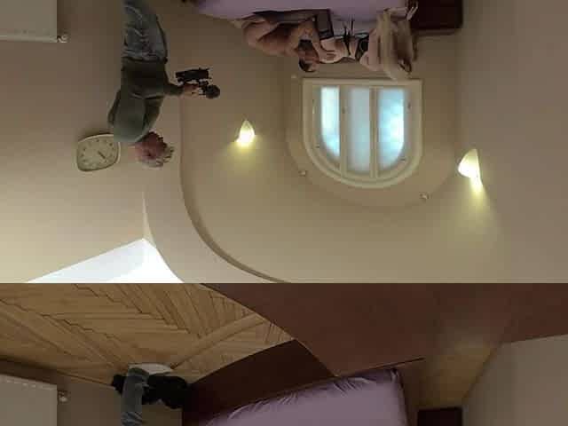 Behind the Scenes Voyeur Petite Blonde Takes Big Cock in POV-vr!