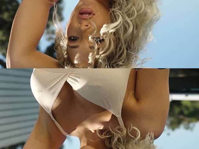 Big ass blonde exposed stunning body