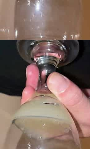 Treating my own cum loads like a good wine (slow motion)