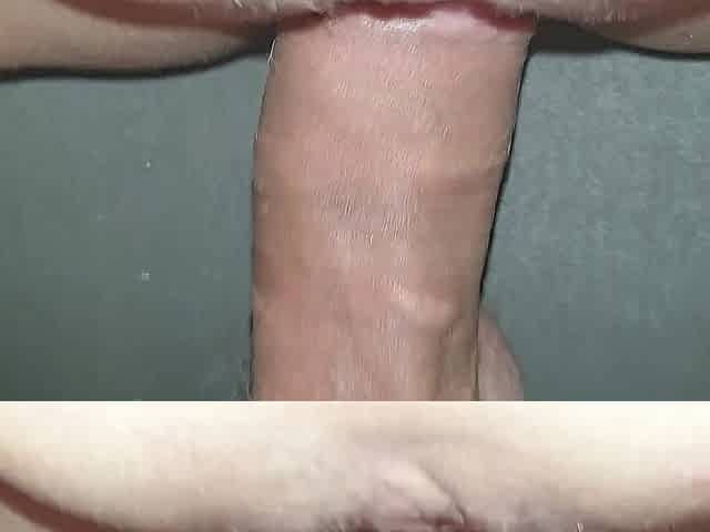 Mijn kut lekker gevuld met zaad sperma creampie.
