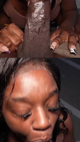 Ebony Gets Fucked by Random Man in Parking Lot