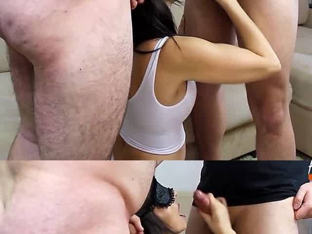 Wife Sucks Stranger. My Husband Watches And Jerks Off Next To Me