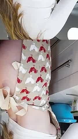 Pregnant Stepmother Gets Fucked by Her Stepson in Her Kitchen