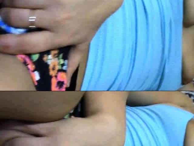Blonde Amateur Babe's Bedroom Fingering Session
