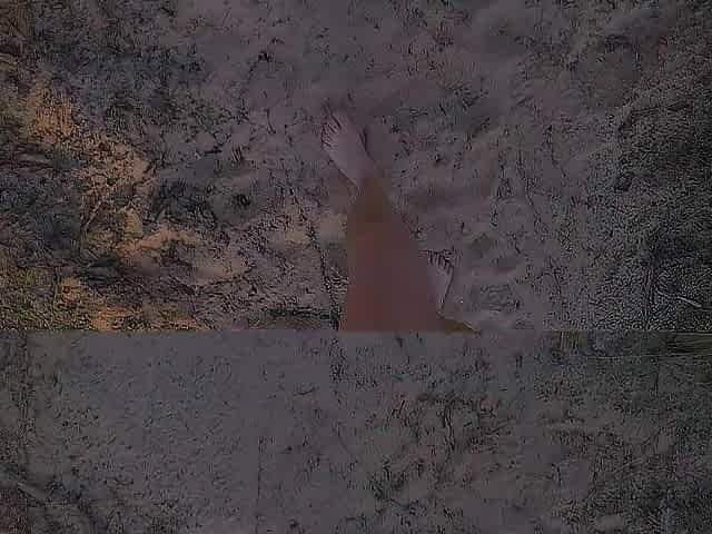 Teen Exploring Latvian Nudist Beach