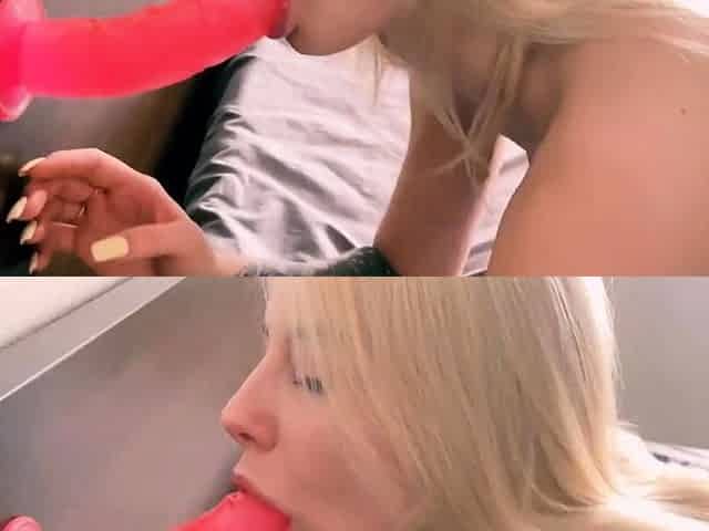 Double Penetration POV Sex With a Big-Titted Blonde Babe