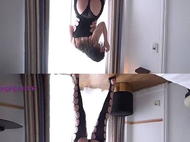 Lunch Time TS Anal Creampie