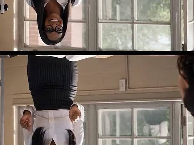 Ebony hotty teacher, bulky booty