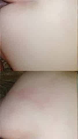 Golden-haired amatuer PAWG gets spunk flow on large butt ????