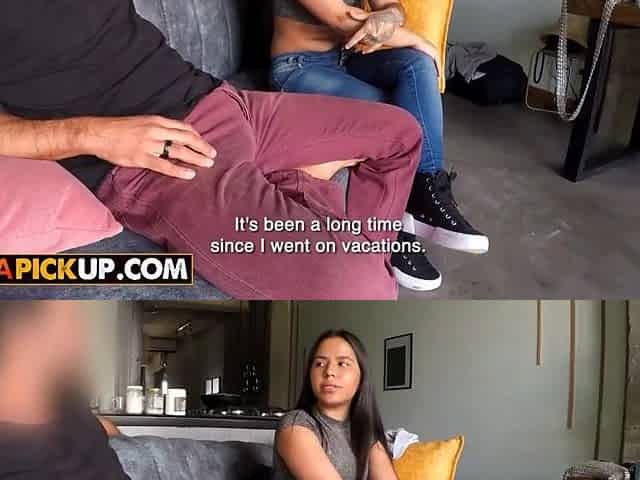 Natural Colombian Beauty Fucks Large Rod Gringo Instead Of Going To Class!