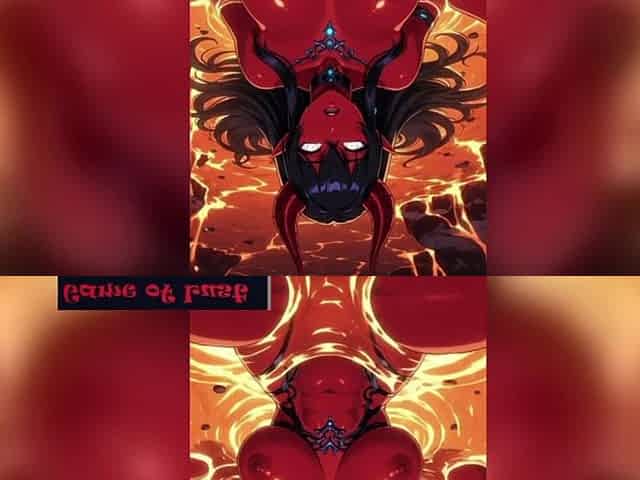 Gol Busty Demon Girl Lava Bath