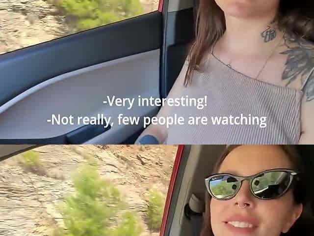 I Gave The Blogger A Ride And Fucked Her In The Car!