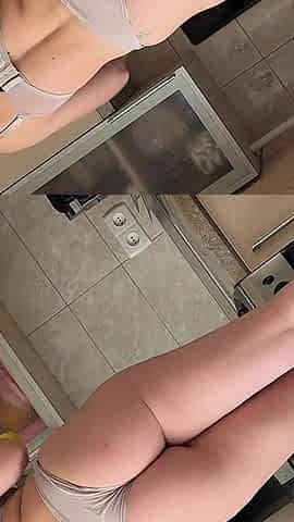Hard Cough to Gag Reflex Lingerie Kitchen Tease POV