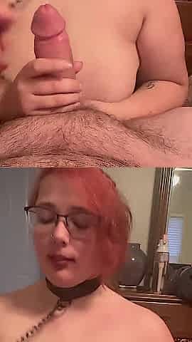 Breasty Cherrystrawbaby gives amateur oral-sex pt2