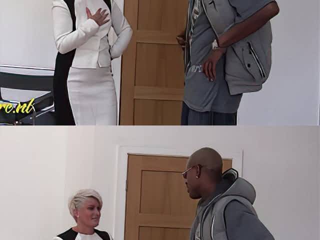 This British mother I'd like to fuck knows how to Handle a Large Ebony Schlong