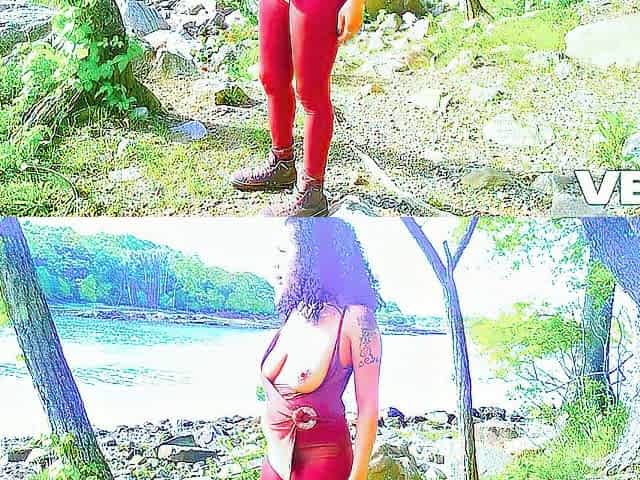 Jamaican Exposed Beach Orchard Public Nudist Gives Oral job Outside In The Woods