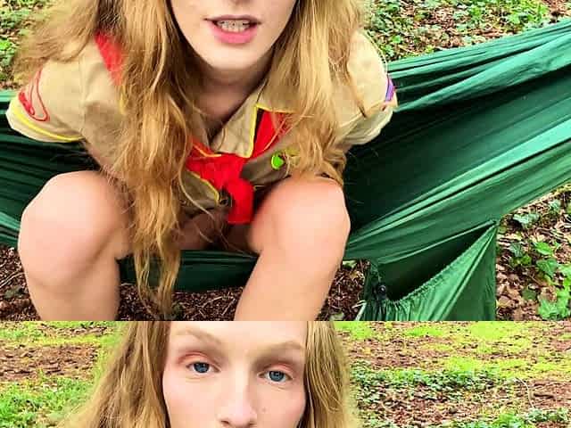 Stunning teen gloria solo masturbation