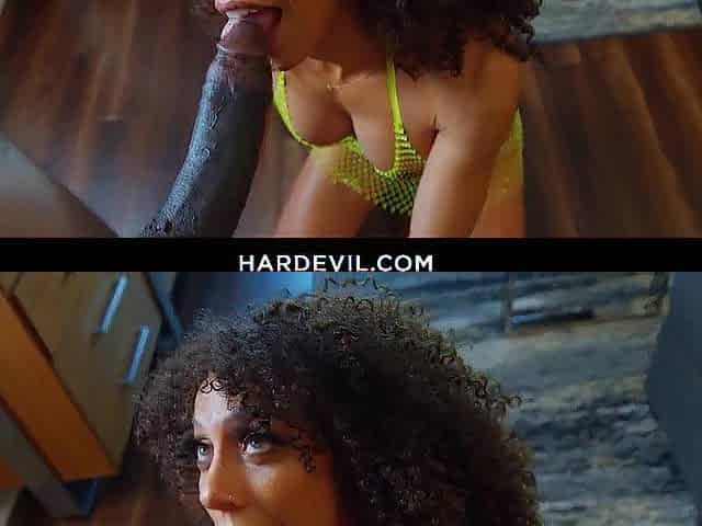 Frecklemonade gets screwed hard by LARGE EBONY DICK