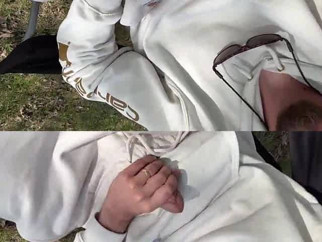 Eating My Cum After Eating Twat Camping Behind the Scenes