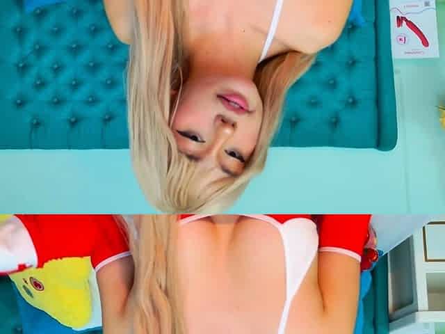 Blonde Romanian Toys Her Tight Hole