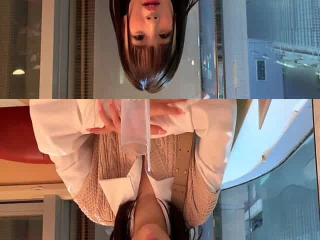 A053g10 Get a Cute Girl with a Very Cute Little Devilish Smile with a Match App! Facial Cumshot Sex with an Idol Face Who Appear