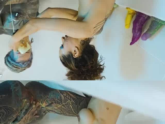 Crazy Fisting Session in Bathtub - Prolapse, Enormous Squirt & ATM