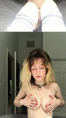 Real amateur teen plays with toys as she masturbates