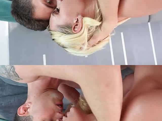 Lets Her Boyfriend Score By Cumming On Her Tits - Nina Heels